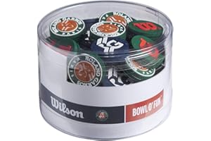 WILSON Lot d'Anti-Vibrations , Roland Garros Bowl O Fun, 75 unités, WR8401801001