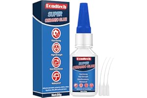 BONDTECH Ceramic Glue 30g, Clear Ceramic Glue Repair for Pottery, Dishes, Tiles, DIY Crafts, Waterproof, Heat-Resistant, with Anti-Clog Cap