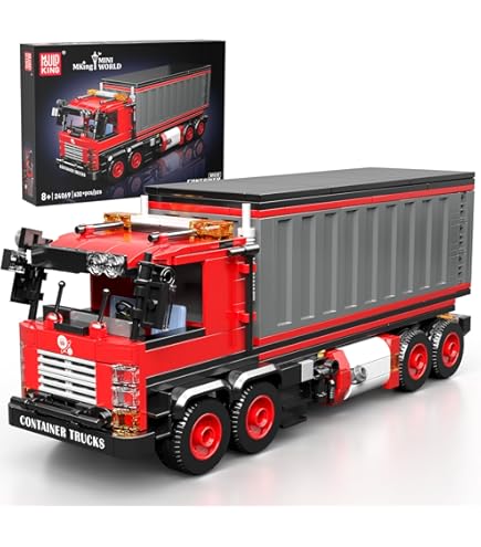 Mould King 24075 Set Camion Con Mattoncini 556 Pezzi – Modello Da Costruzione Per Bambini 8+ E Adulti