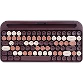 EVEREST KB-99 MOCHA 2.4G+BT1+BT2 Q Kablosuz Klavye Bluetooth &Ccedil;oklu Cihaz Bağlantısı ile