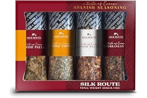 Silk Route Spice Company Spanish Spice Journey Gift Set (4 x 100ml Grinders)