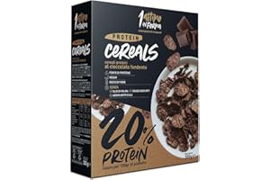 1 ATTIMO IN FORMA Un Attimo In Forma | Cereali Proteici Muesli Croccanti Ricchi di Fibre Cioccolato Fondente 100% Vegano 300gr - Confezione da 6 - Senza Grassi Aggiunti Proteine Colazione Salutare