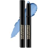 Erinde Blue Matte Eyeshadow Pencil, Long Lasting Waterproof Creamy Formula, High Pigment Eyeshadow Stick, Instant Light Effec