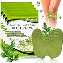 12-60pcs Knee Pain Relief Patches, Knee Cervical Plaster Warming Herbal Plaster Wormwood Heat Patches Relief Of Back Neck Shoulder Pain
