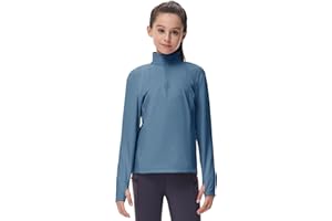 MoFiz Chaqueta Deportiva Niña Cremallera Sudadera Forro Polar para Deportes