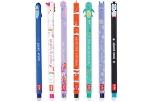 ENOLE Legami Radierbare Gelstifte, niedliche Kawaii-Stifte, Set mit 7 Stück, Fofinho