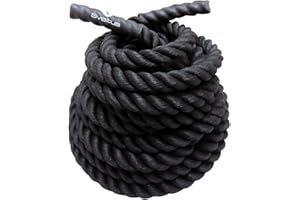 sveltus Battle Rope Seil Ø 38mm 15m Tau schwarz Functional Training Bootcamp