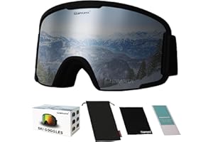 OUTDOORSPARTA OTG Ski Goggles - Over Glasses Ski/Snowboard Goggles for Men, Women & Youth - 100% UV Protection & Anti-glare