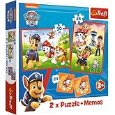 Trefl Puzzles - "2'si 1 arada + notlar" - PAW Patrol ekibi iş başında/Viacom PAW Patrol