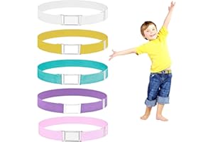 VARKAGE 5 Stück Kindergürtel Mädchen, Gürtel Kinder Mädchen, Kindergürtel ohne Schnalle für Jungen Mädchen Jeans Shorts Hosen Kleid