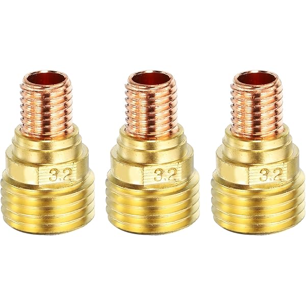 WeldingCity 2-pk Gas Lens Collet Body 45V44 3/32\" For Gas Lens Setup In...
