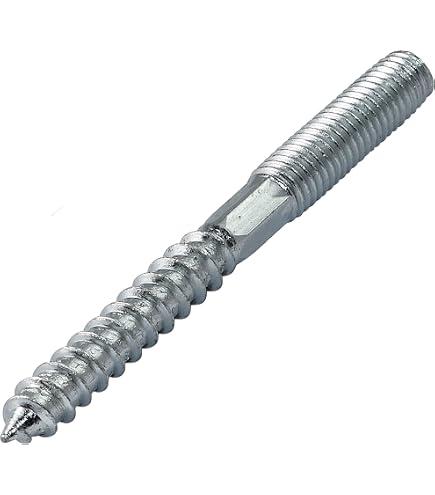 Lot De 7 Vis à Double Tête M8 X 80mm Pour Montage Meuble - Marque Uxcell - Neuf