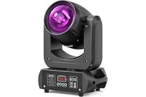 150W Lyre LED Jeux de Lumiere Soiree 8 Gobo Spot Beam DMX DJ Disco Lumière Pour Noël Concert Bar Party Mariage
