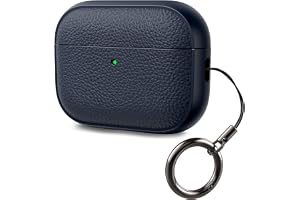 ACRONIX för AirPods Pro 3 fodral 2025, mjukt TPU-fodral för Apple AirPods Pro 3 med handrem, läder-touch-design, trämönster A