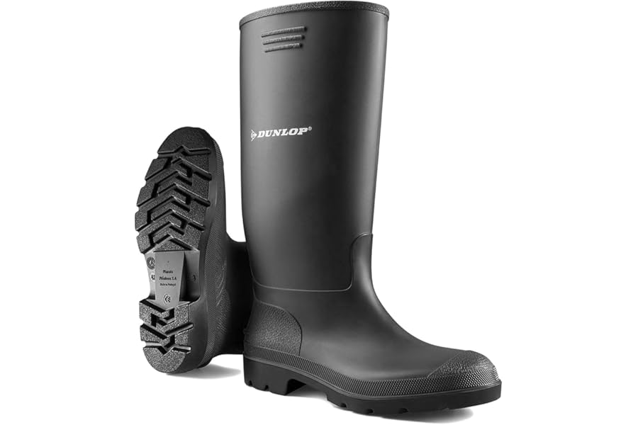 DUNLOP Unisex Wellingtons Boots Ladies Women Mens Wellies Fully Waterproof Snow Rain Muck Outdoor Mud Shoes Welly