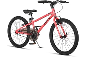 ‎GLERC Glerc AMOS 16 20 Zoll Kinderfahrrad für 6 7 8 9 Jahre alte Jungen Mädchen Teenager mit Dual Handbremsen & Kickständer 6 Geschwindigkeiten Antrieb, mehrere Farben