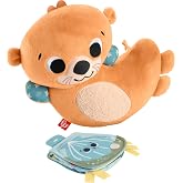 Fisher-Price 2'si 1 Arada Su Samuru Eğlencesi Karın &uuml;st&uuml;nde oynama i&ccedil;in duyusal gelişime yardımcı pel&uuml;ş oyuncak, Fisher-Price