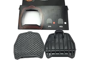 BigCheer Adaptateur de Plaque de pédale PP,pédales automatiques, Compatible avec Les pédales automatiques Shimano SPD-SL, Change Les pédales automatiques en Plates,Pédales automatiques