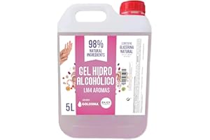 Enjoycosmetics Gel Hidroalcohólico Nuevo Aroma Golosina - 5000 Ml Con 70% Alcohol Y Con Glicerina