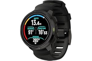 SUUNTO OCEAN Orologio Subacqueo e Sportivo Uomo, Schermo AMOLED, 10ATM/7 Bar, Dualband GNSS Mappa Offline, GPS Activity Tracker, 95+ Sports, Cardiofrequenzimetro, Autonomia 60H in Modalità Immersione