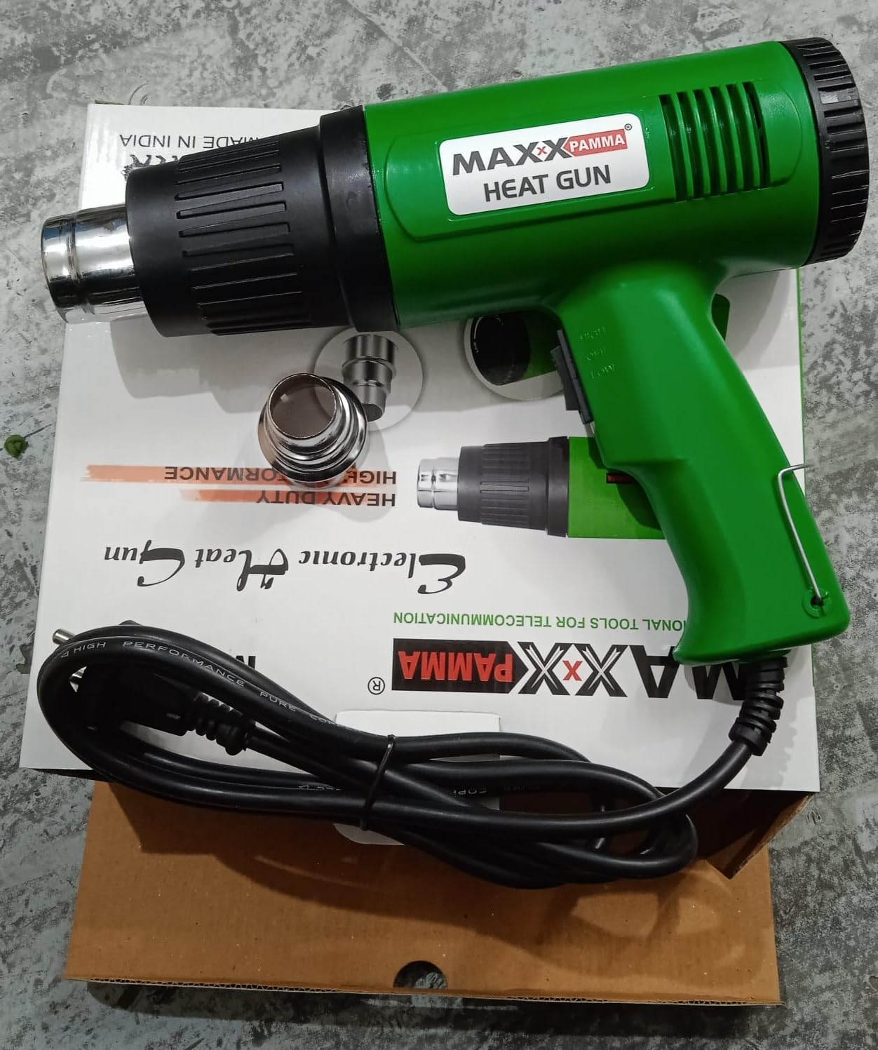 Max Heat Gun Review: Heat Range Green and Black Set of 1 Pc - The Ultimate Tool for DIY Projects
