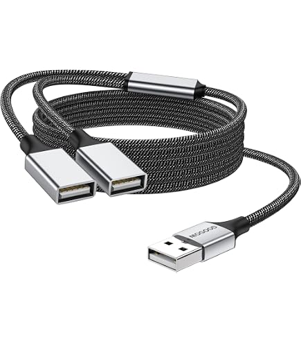 Adattatore Da USB C A Doppia USB A, Hub OTG 3.0 Con Trasferimento Dati Fino A 5Gbps, Per Tablet PC, Smartphone E Dispositivi Tipo C (1 Pezzo)
