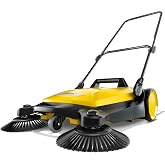 K&auml;rcher S&uuml;p&uuml;rme Makinesi S 4 Twin (Maksimum Y&uuml;zey Performansı: 2400 M&sup2;/H, 2 Yan Fır&ccedil;a, S&uuml;p&uuml;rme Kabı: 20 L, &Ccedil;alışma Genişliği: