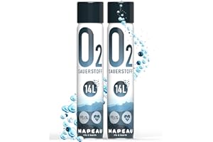 ‎MAPEAU 2x 14 Liter Sauerstoffflasche Ersatz, Mapeau Sauerstoff Dose, Ersatzflaschen