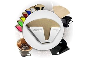 R-Satz Shop Soporte para filtro de café, soporte de pared, filtro de papel, color blanco