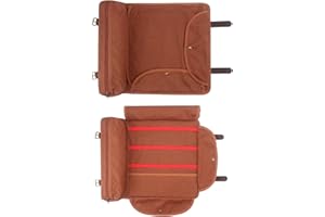 Glorlliant Juego de herramientas creativas para barman y coctelera, bolsa de almacenamiento, kit de camarero marrón