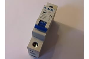 LVE (LIVE) LVE 32 AMP Type B32A Live MCB Single Pole Circuit Breaker LVE CA132B