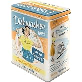 Nostalgic-Art Retro saklama kabı L, 3 l, bulaşık yıkama tabletleri &ndash; Nostalji hayranları i&ccedil;in hediye fikri, b&uuml;y&uuml;k teneke kutu