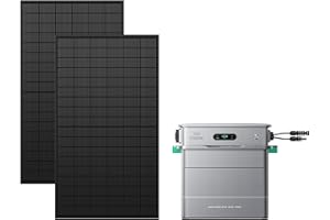 Zendure Balkonkraftwerk mit Speicher, SolarFlow 800 Pro mit 2640W Solar Eingang, 1000W AC-Laden, 800W Ausgang, KI-Energie Management System, 1,92 kWh, 860W Bifacial Solarmodule