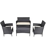 Chicreat Polyrattan Lounge-Set für Innen und Außen