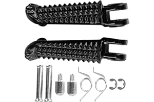 KSTE Alluminio Compatible with Moto Anteriore Pedane Fits Pedale di Ricambio Compatible with YZF R1 R6 R6S