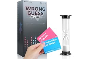 Bangzi Guess Music Game - Guess the Song or Artist w/ 500 Lyrical Nonsense Cards - Music Card Game for Family, Adults, and Kids. Hilarious, Addictive, and Competitive Fun for Game Nights!