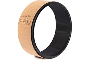YOUR VIP SKIN Yoga Wheel, Ruota Yoga, Wheel Yoga, Ruota Yoga Sughero, Yoga Wheel Cork, Ruote per Yoga, Pilates, Fitness Migliora la Flessibilità e migliorare la postura per Allungare