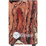 Kadence Heart Beat Cajon Box + (Free Online Learning Course)- Wave Pattern Front Imported Blackwood Body - Percussion Box, Wi