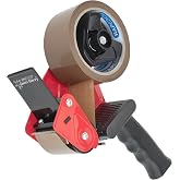 RAPESCO 1683 Dispenser Packing Tape 960 and 1 Roll Brown Tape | Germ-Savvy Antibacterial Protection