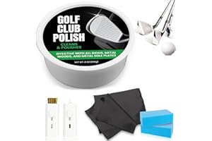 AMRTA Golf Club Cleaner Scratch Remover with Golf Brush Cleaning Tools Value 7 Pack, Golf Club Bag Accessories Golf Club and Grip Cleaner Keeps Golf Clubs Irons Drivers Shoes Clean