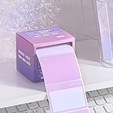 WISHKEY Pull Out Sticky Notes Roll, 256 Sheets Sticky Notes, Sticky Pad for Study, Point It Marker Stationery Items, Self-Adh