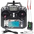DTXMX Flysky FS-i6X 2.4G Radio Transmitter and Receiver FS-iA10B 10CH RC Controller for RC Airplane Helicopter FPV Drone Boat