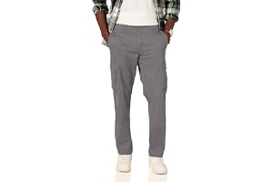 Amazon Essentials herr Stretchiga cargobyxor med rak passform (finns i Big & Tall)