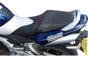 Cubierta TRIBOSEAT para Asiento Antideslizante Accesorio Personalizado Negro Compatible con Suzuki GSR 600 (2006-2011)