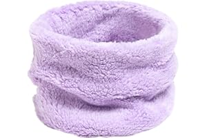 Falafoty Thick Fleece Baby Boy Girl Scarf, Kids Winter Neck Warmer Knitted Round Scarves Thermal Windproof Dustproof, Autumn Winter Scarves Neck Warm for Kids Adults Indoor Outdoor Sports