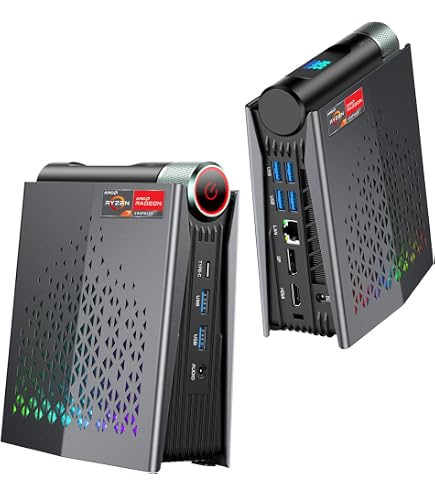 MINIS FORUM HX77G Mini PC, AMD Ryzen 7 7735HS 8 Cores 16 Threads