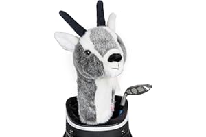 Daphne's Headcovers Goat Couvre-Club de Golf Fantaisie Unisexe, Gris
