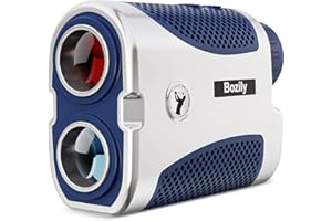 Bozily Golf Hunting Rangefinder 1500 Yards, 6X Magnification Laser Range Finder with Slope On/Off, Flag-Lock Tech with Vibration, Continuous Scan Support