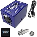 Enttec Open DMX USB 70303 Contrôleur d'interface d'éclairage Widget (open source/matériel) Bundle SIRS-E 5 broches vers 3 broches XLR Adaptateur avec chiffon de polissage SIRS-E