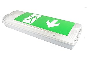 AETUHU Lampada di emergenza per illuminare e segnalare l’uscita di sicurezza, IP65